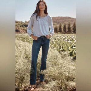 J. Jill Women's Straight Leg Blue Jeans Brand New With Tags Sz 16P